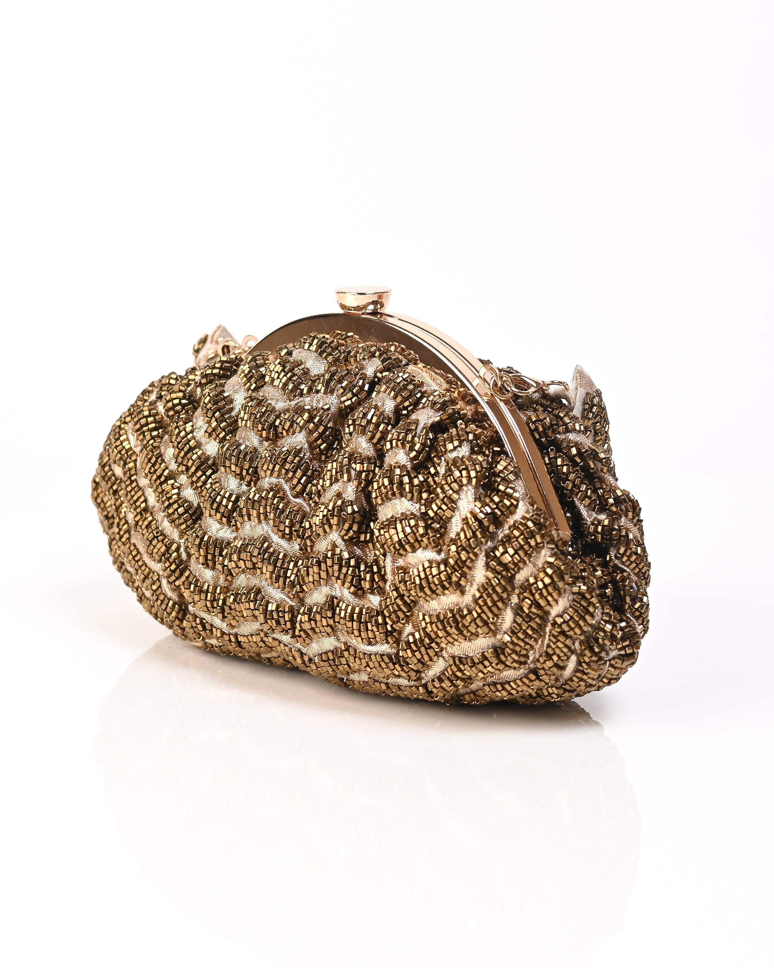 Sugarcrush Golden Soft Pouch with Handle - SUGARCRUSH