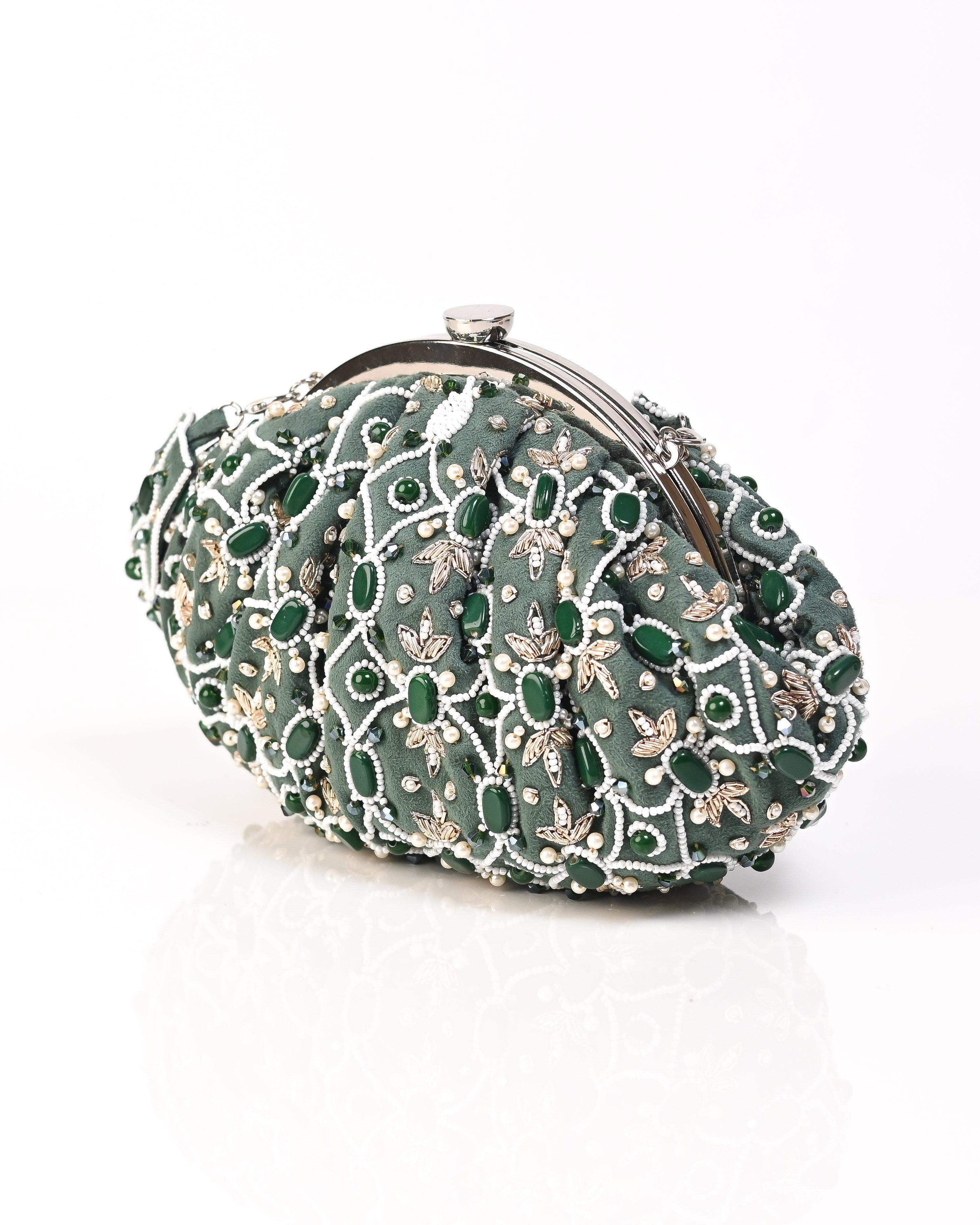 Sugarcrush Green Soft Pouch with Handle - SUGARCRUSH