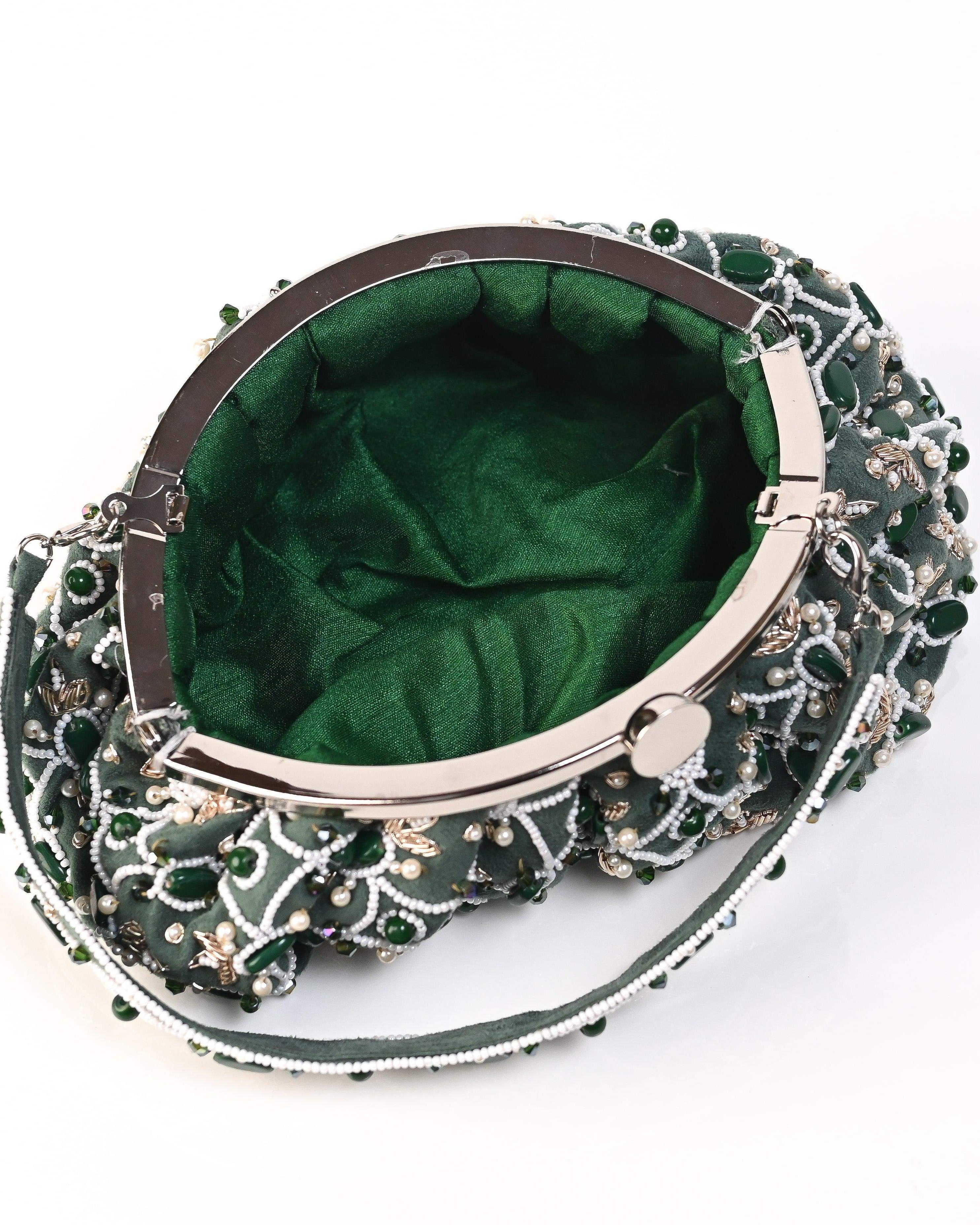 Sugarcrush Green Soft Pouch with Handle - SUGARCRUSH