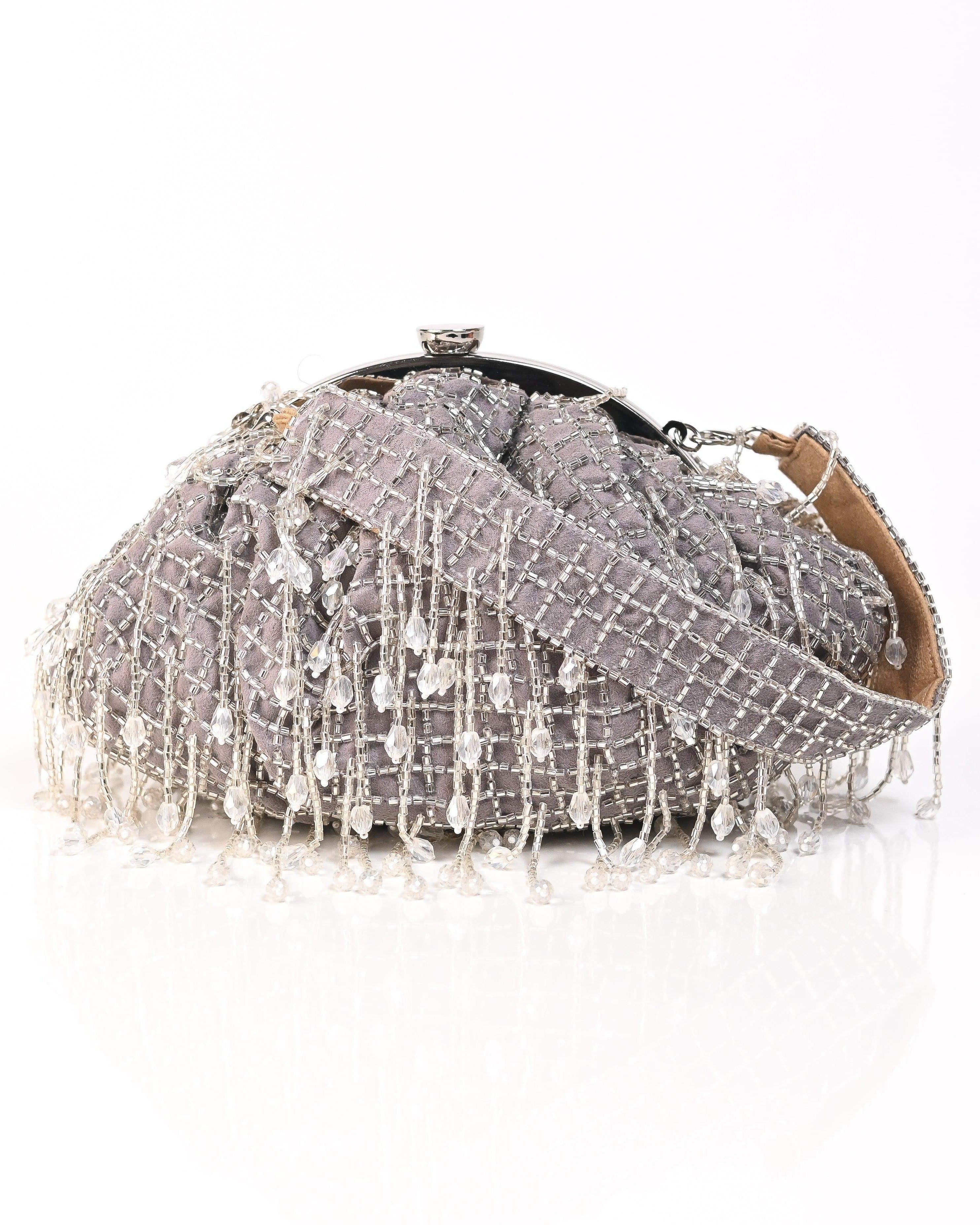 Sugarcrush grey Soft Pouch with Handle - SUGARCRUSH