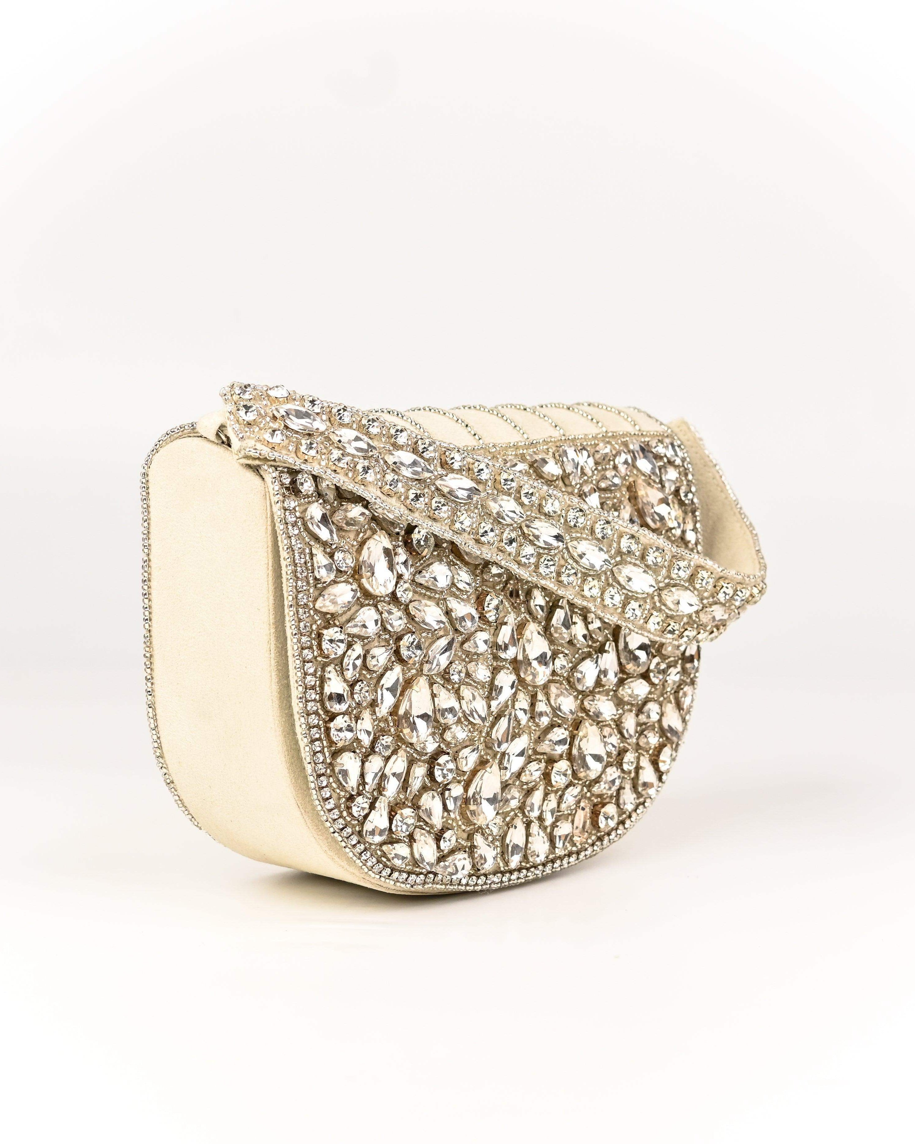 Sugarcrush Oval bridal Crystal Luxury Bag - SUGARCRUSH