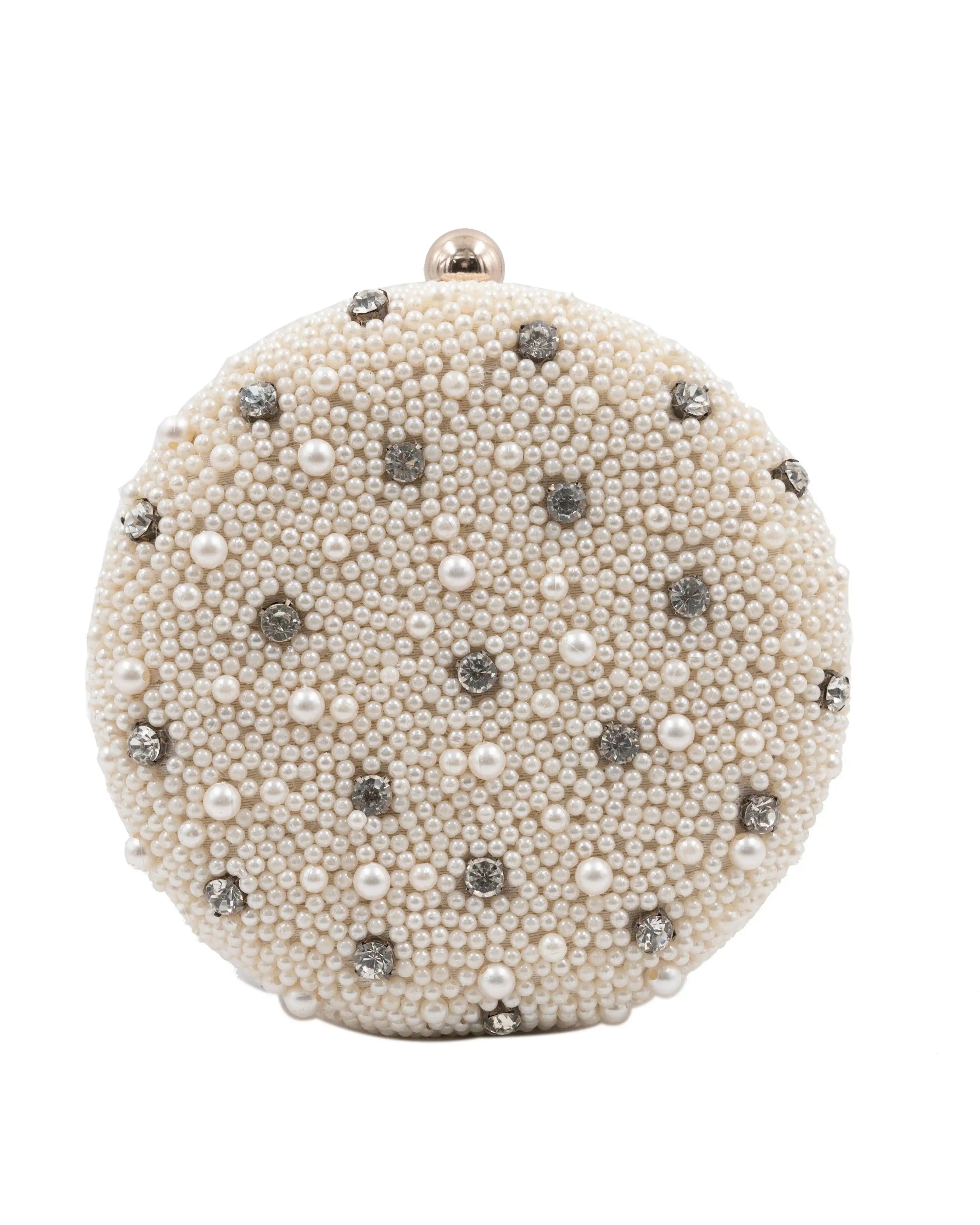 Sugarcrush Pearl embroidered Clutch - SUGARCRUSH