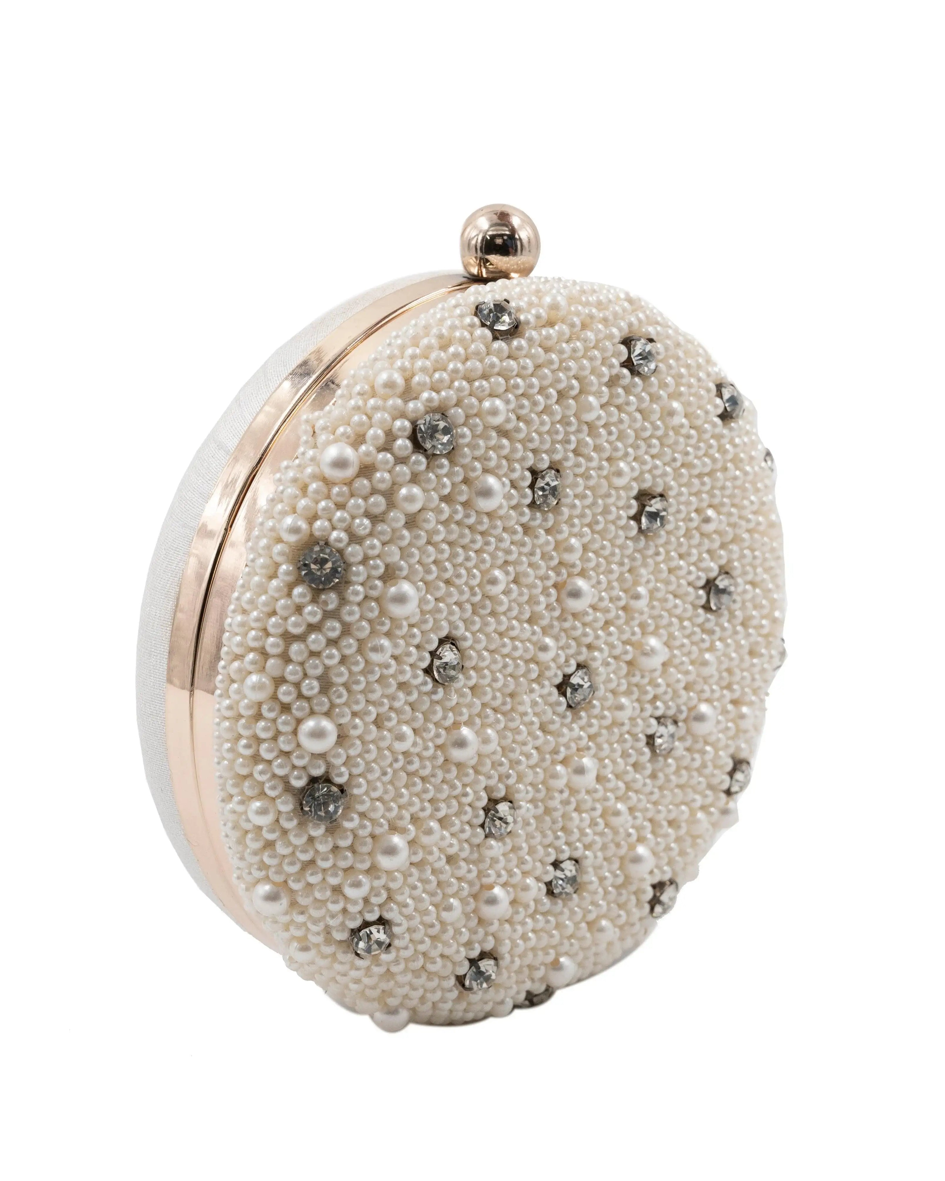 Sugarcrush Pearl embroidered Clutch - SUGARCRUSH