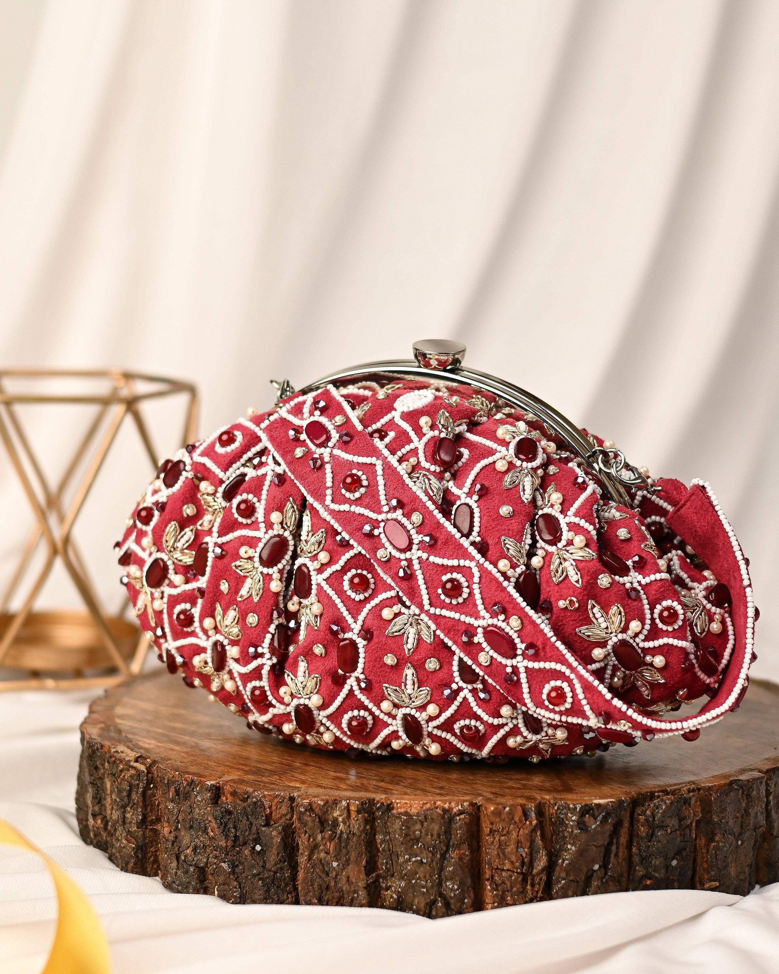 Sugarcrush Red Soft Pouch with Handle - SUGARCRUSH