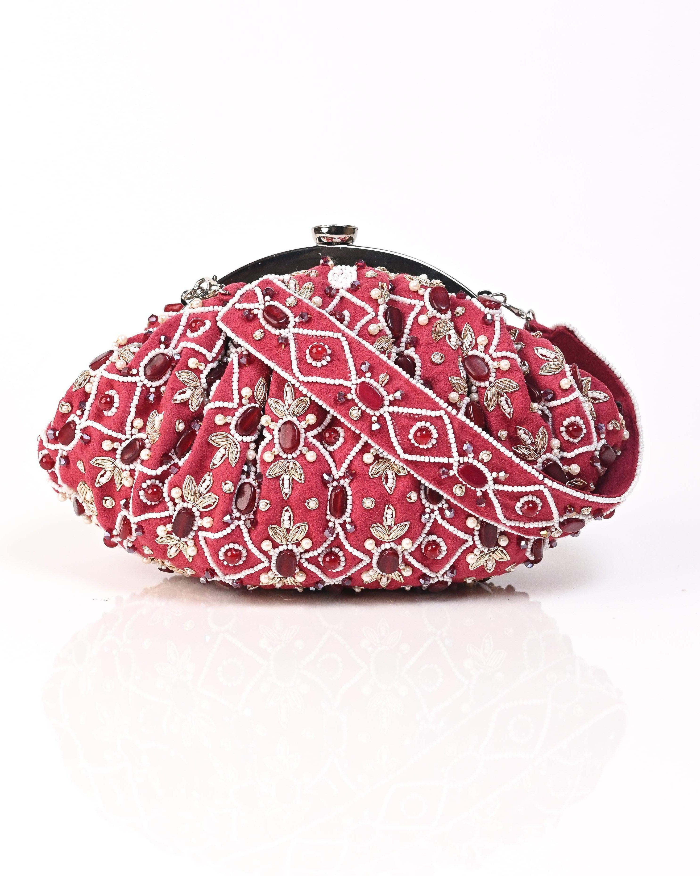 Sugarcrush Red Soft Pouch with Handle - SUGARCRUSH