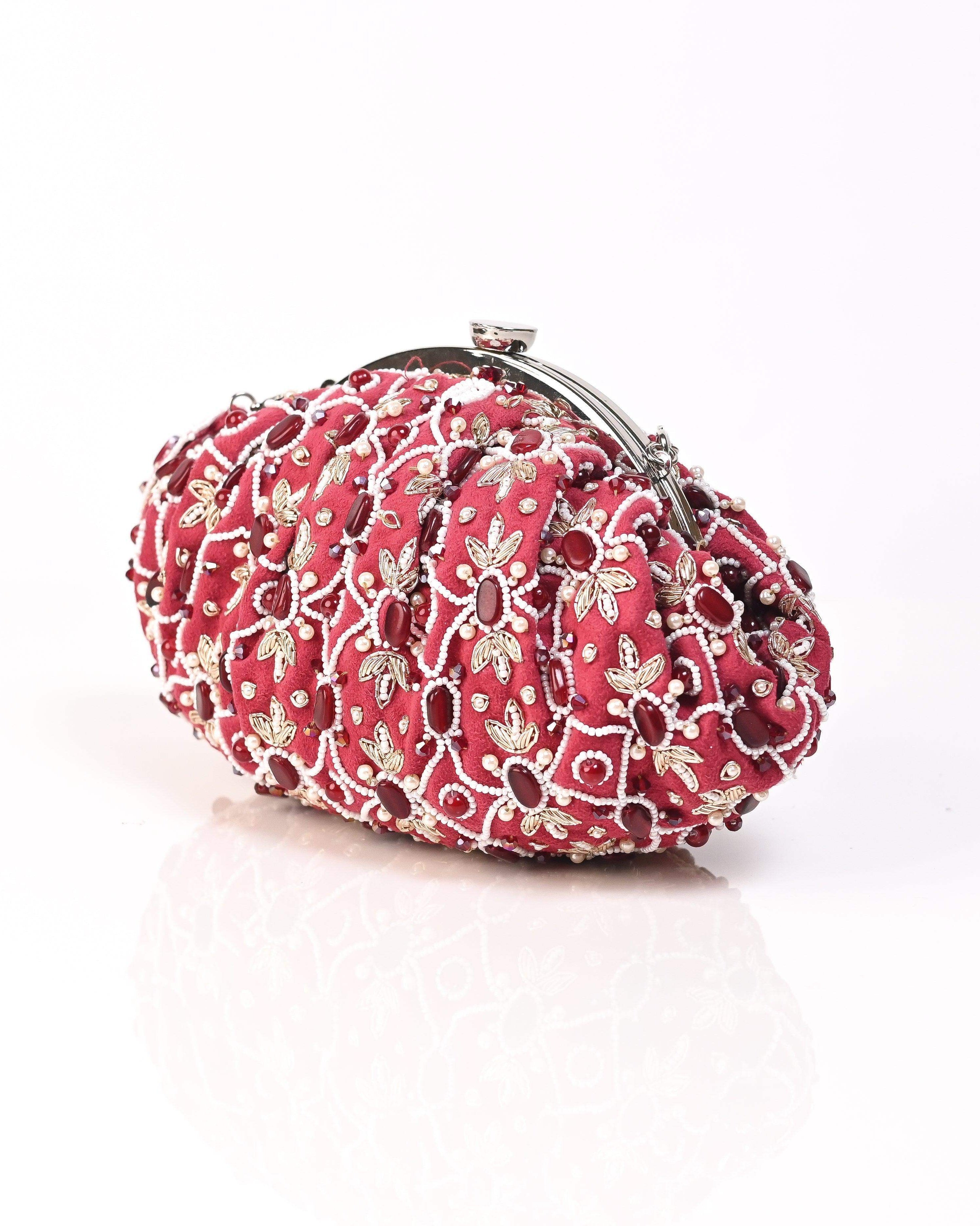 Sugarcrush Red Soft Pouch with Handle - SUGARCRUSH