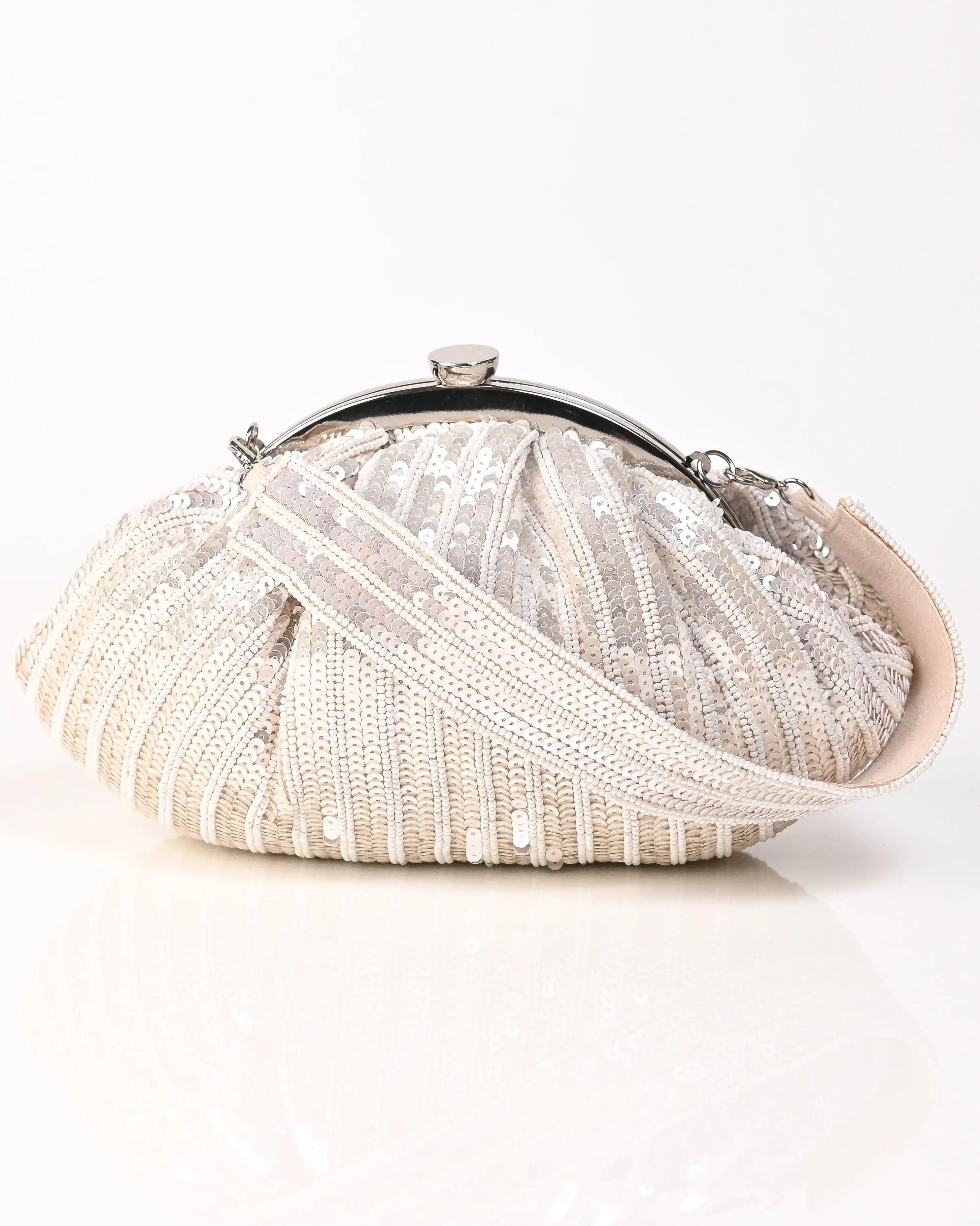 Sugarcrush White Soft Pouch with Handle - SUGARCRUSH