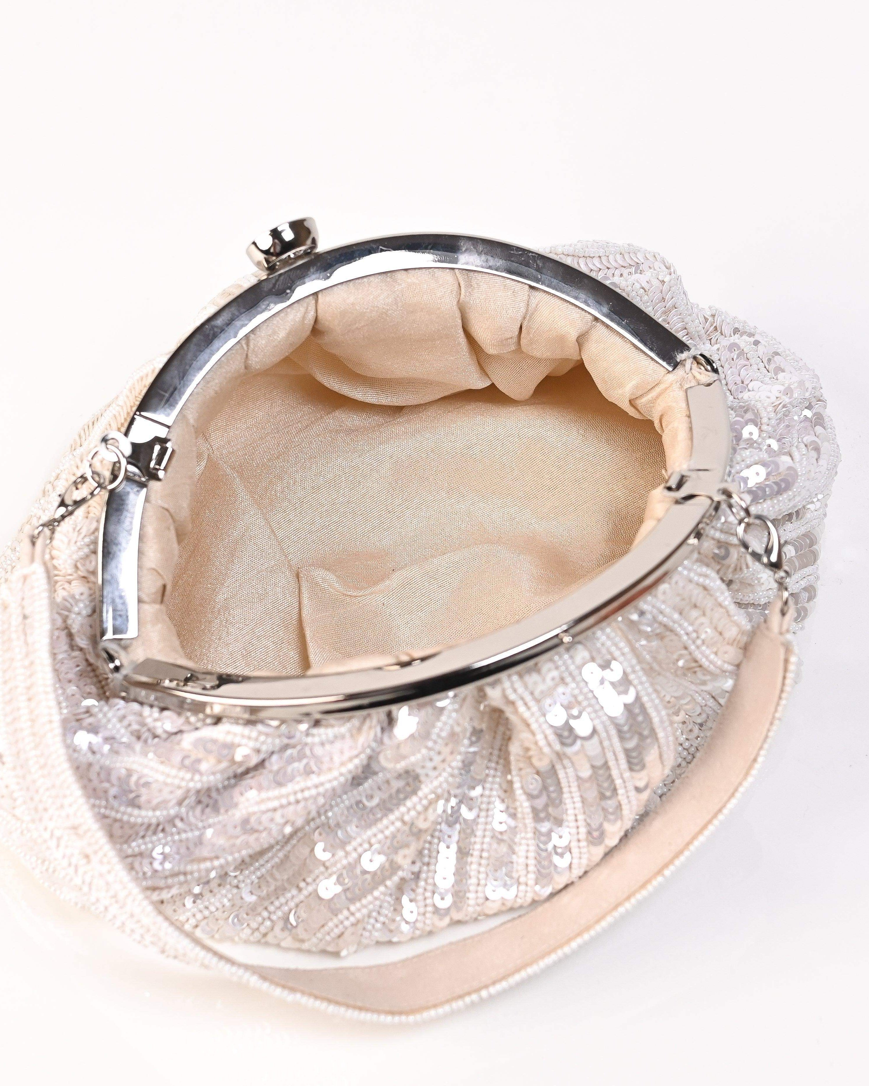 Sugarcrush White Soft Pouch with Handle - SUGARCRUSH