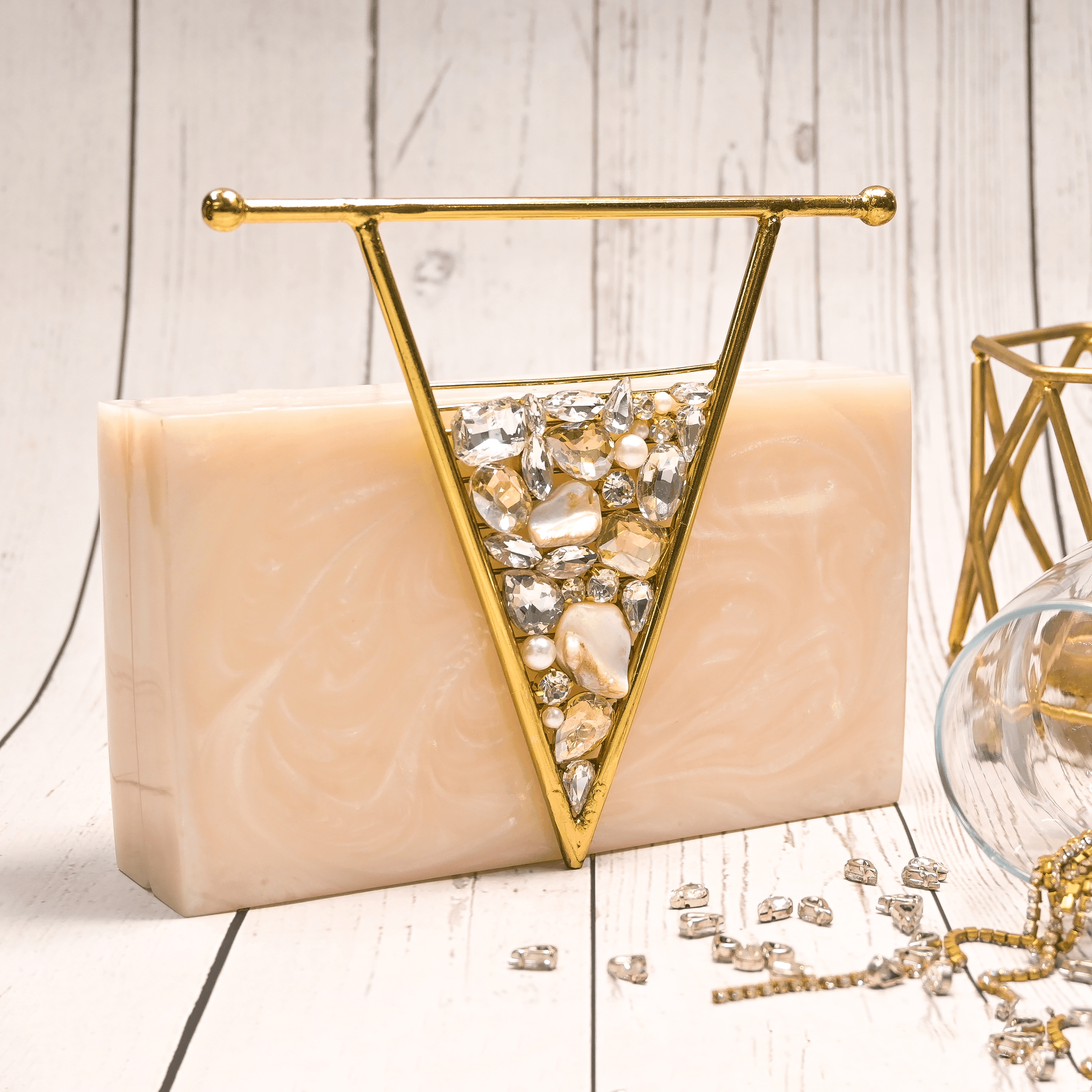 Why You Need a Beige Luxury Clutch with Handle - SUGARCRUSH