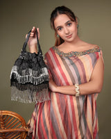 Eena black Potli bag