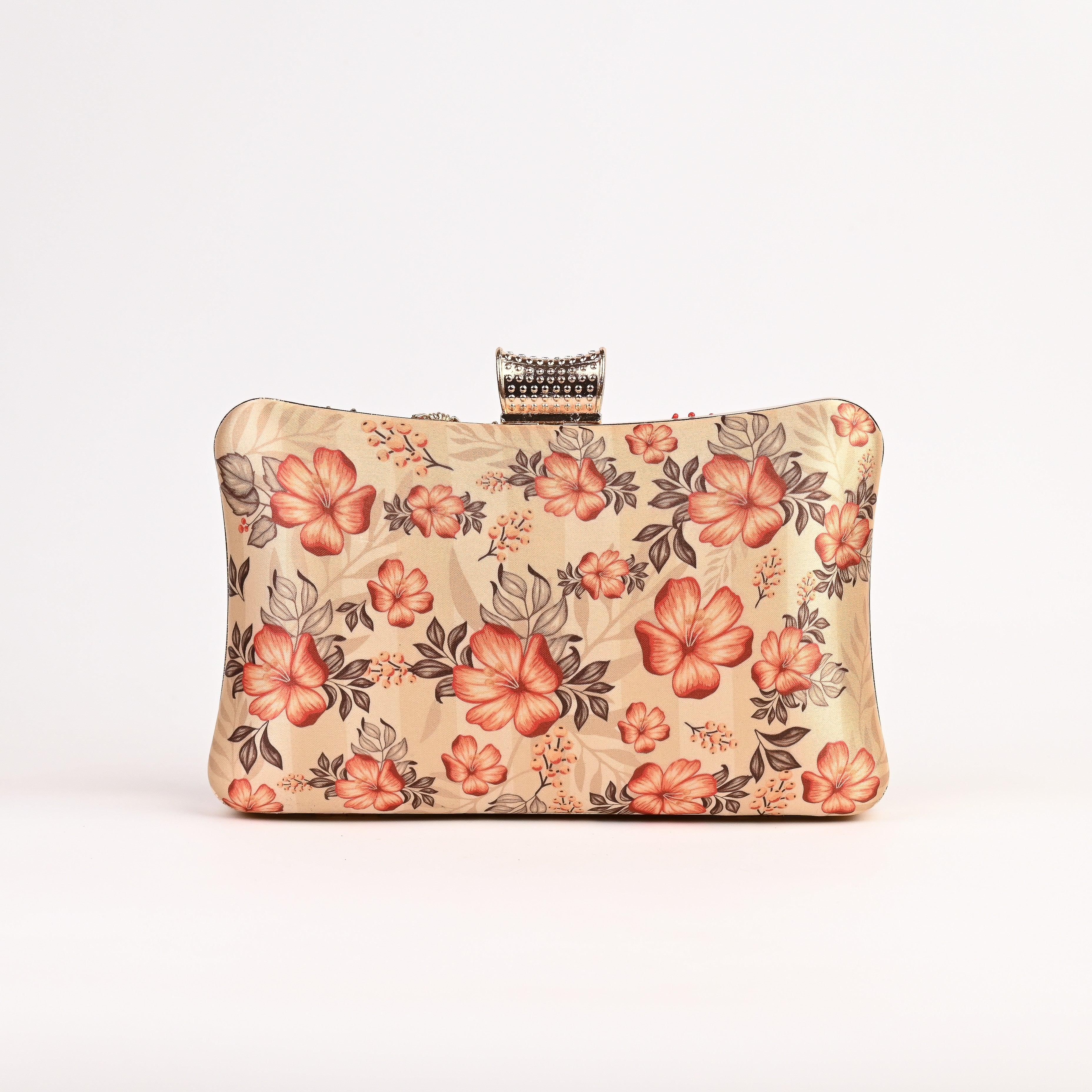 Sugarcrush Multi Floral Fabric Clutch - SUGARCRUSH