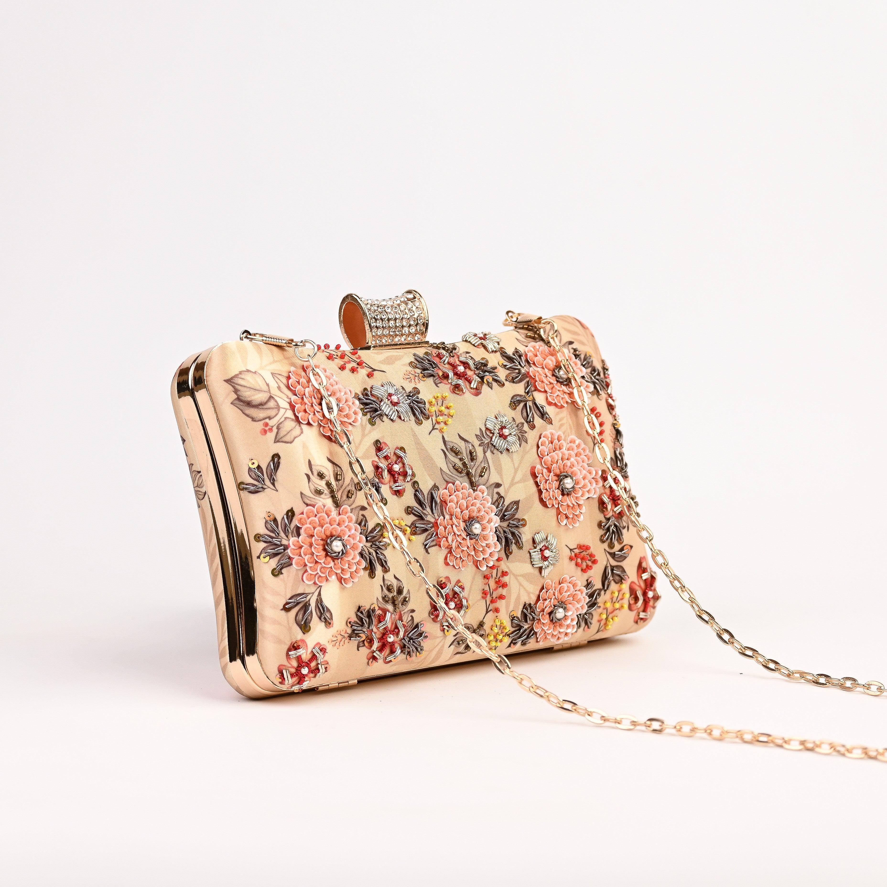 Sugarcrush Multi Floral Fabric Clutch - SUGARCRUSH