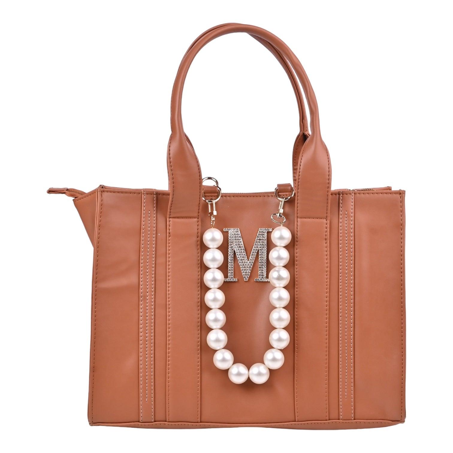 Lazo Personalized Tan Tote Bag - SUGARCRUSH