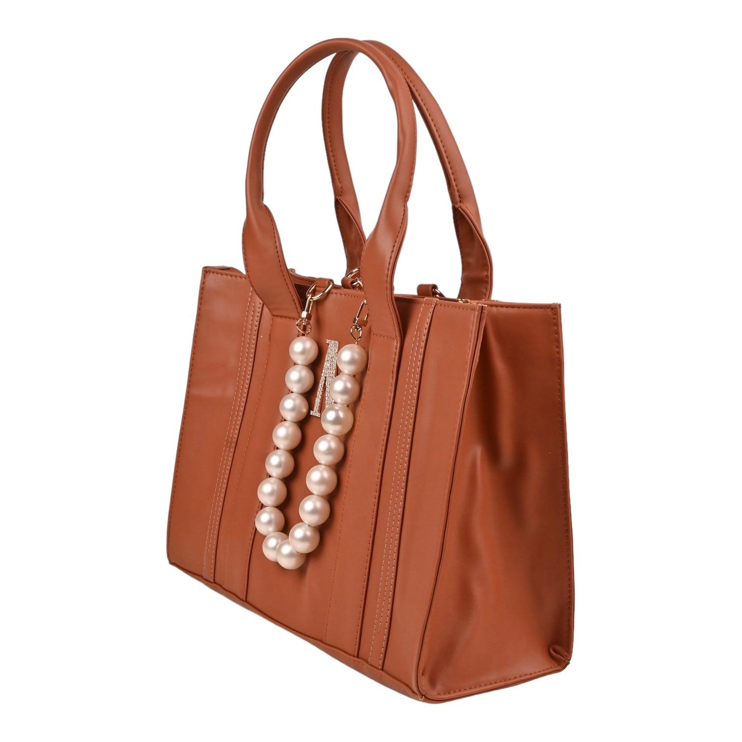 Lazo Personalized Tan Tote Bag - SUGARCRUSH