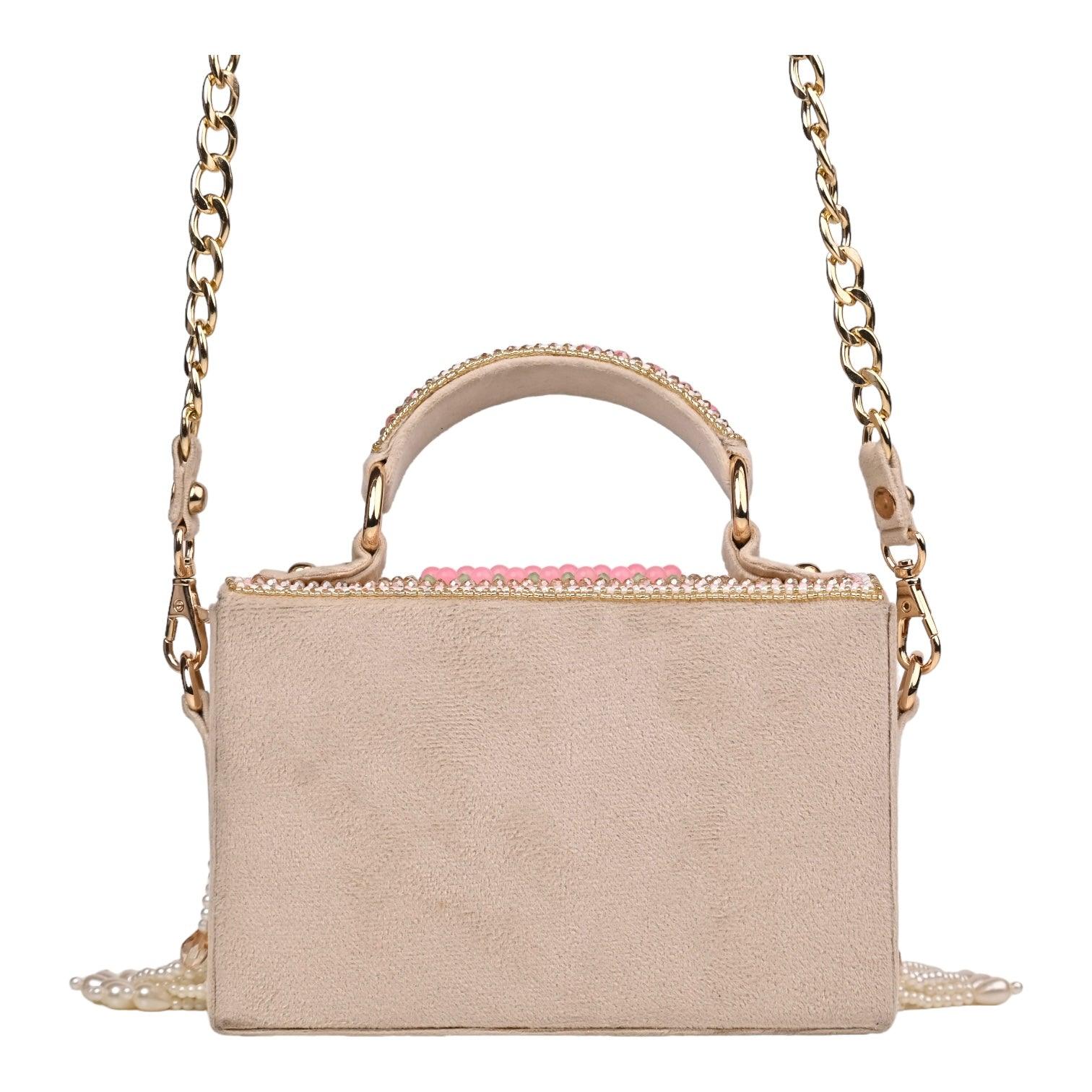 ANDRIA CRYSTAL BOX BAG - SUGARCRUSH