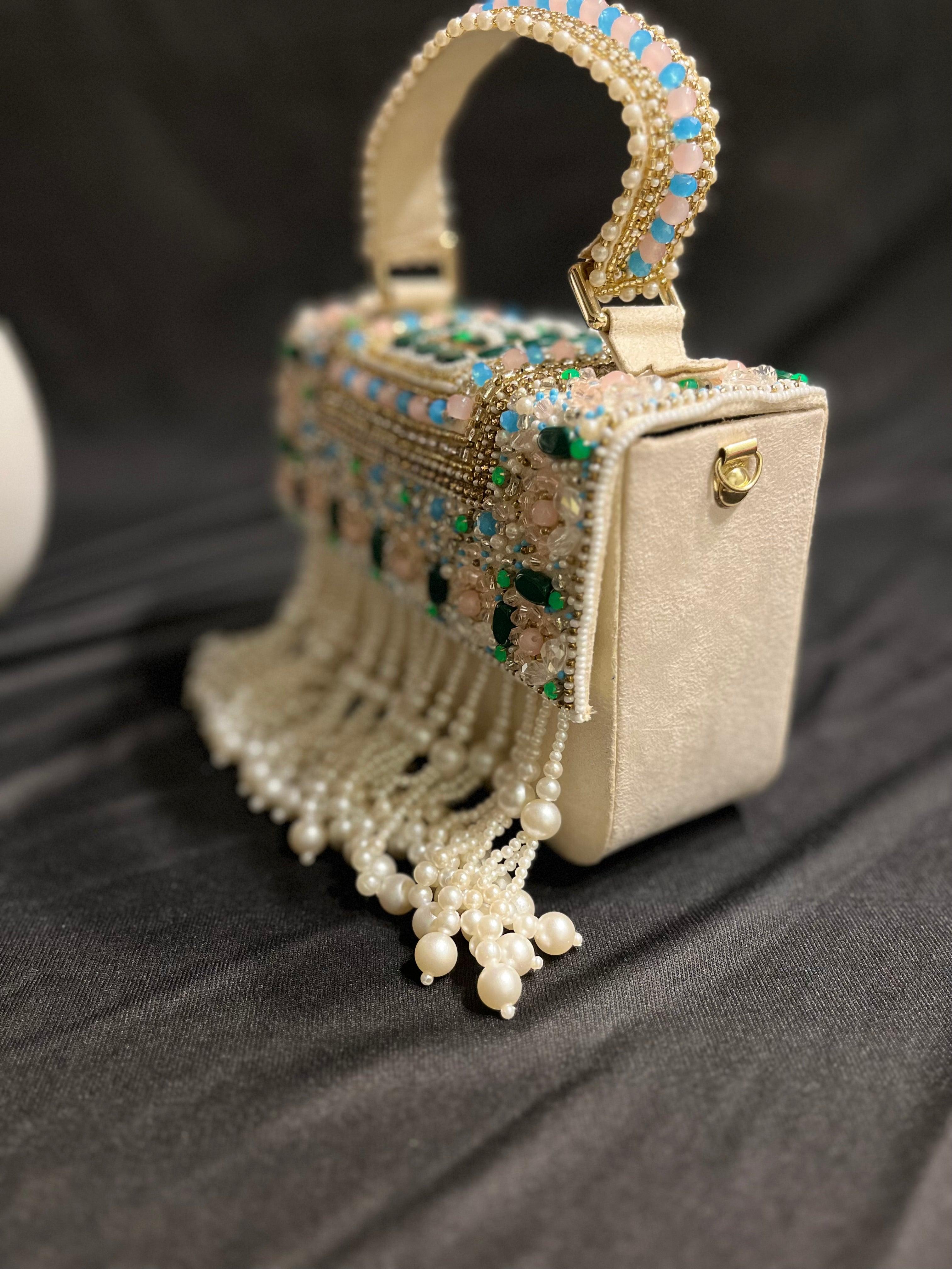 TASNA TASSEL BOX BAG - SUGARCRUSH