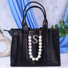 Lazo Personalized Black Tote Bag - SUGARCRUSH