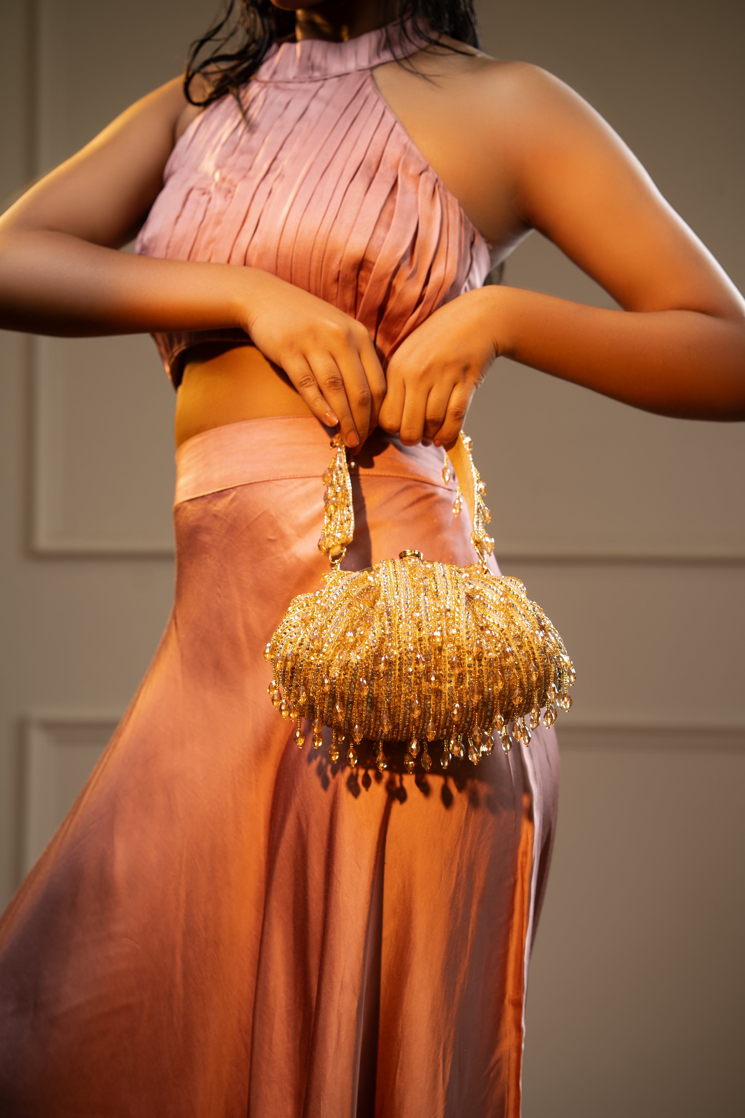 RAYA GOLDEN BATUA POTLI BAG