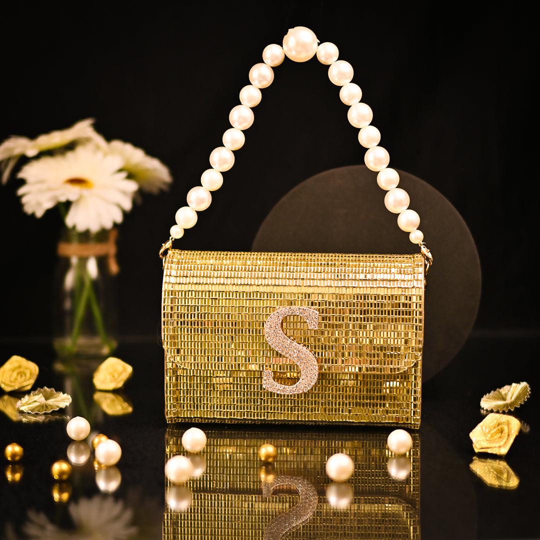 Sugarcrush Alphabeto Customised Party Clutch - SUGARCRUSH