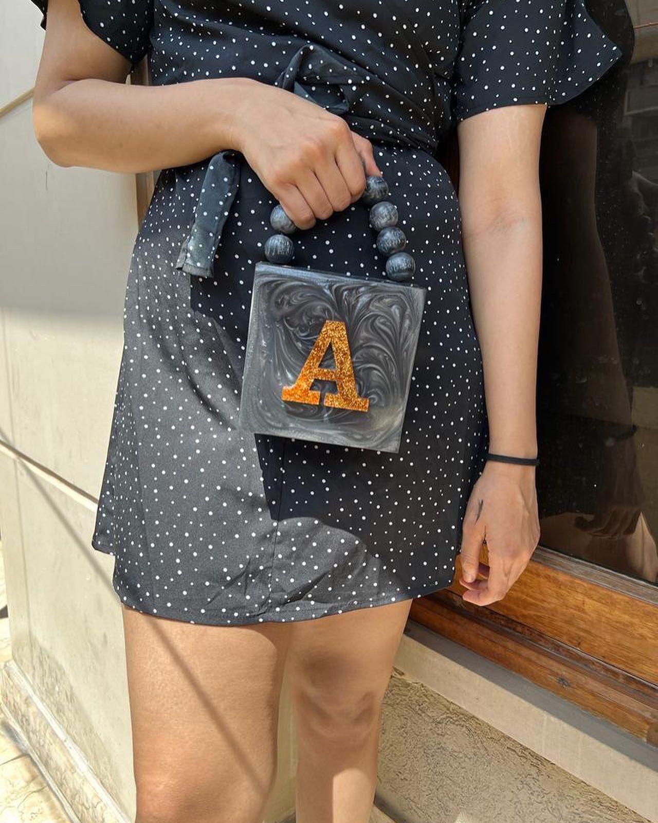 Sugarcrush Alphabeto Customised Party Clutch - SUGARCRUSH