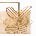 Sugarcrush beige luxury Bridal embellished clutch with handle - SUGARCRUSH