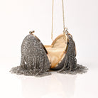 Sugarcrush Bridal Bejewelled Round Tassel Bag - SUGARCRUSH