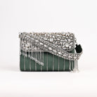 Sugarcrush bridal Crystal Luxury Bag-Green - SUGARCRUSH