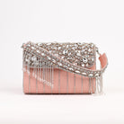 Sugarcrush bridal Crystal Luxury Bag-Peach - SUGARCRUSH