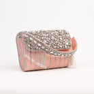 Sugarcrush bridal Crystal Luxury Bag-Peach - SUGARCRUSH