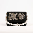 Sugarcrush bridal Embroidered Luxury Bag-Black - SUGARCRUSH