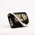 Sugarcrush bridal Embroidered Luxury Bag-Black - SUGARCRUSH