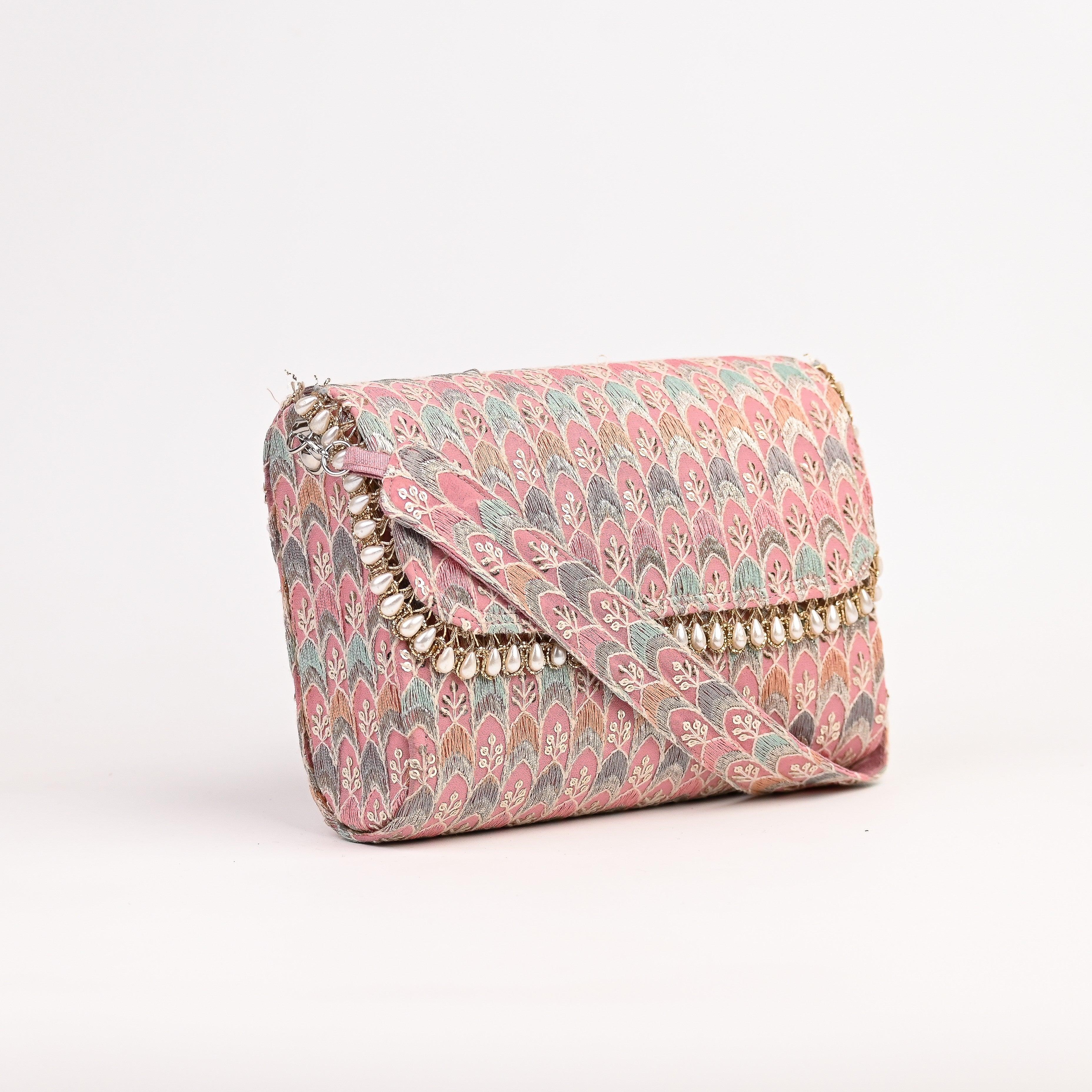 Sugarcrush bridal Embroidered Luxury Bag-Multicolor - SUGARCRUSH