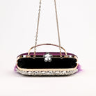 Sugarcrush Crystal Feather Luxury Bag-PINK - SUGARCRUSH