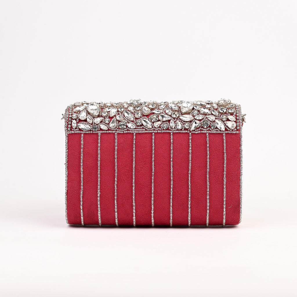 Sugarcrush Crystal Luxury Bag-Red - SUGARCRUSH