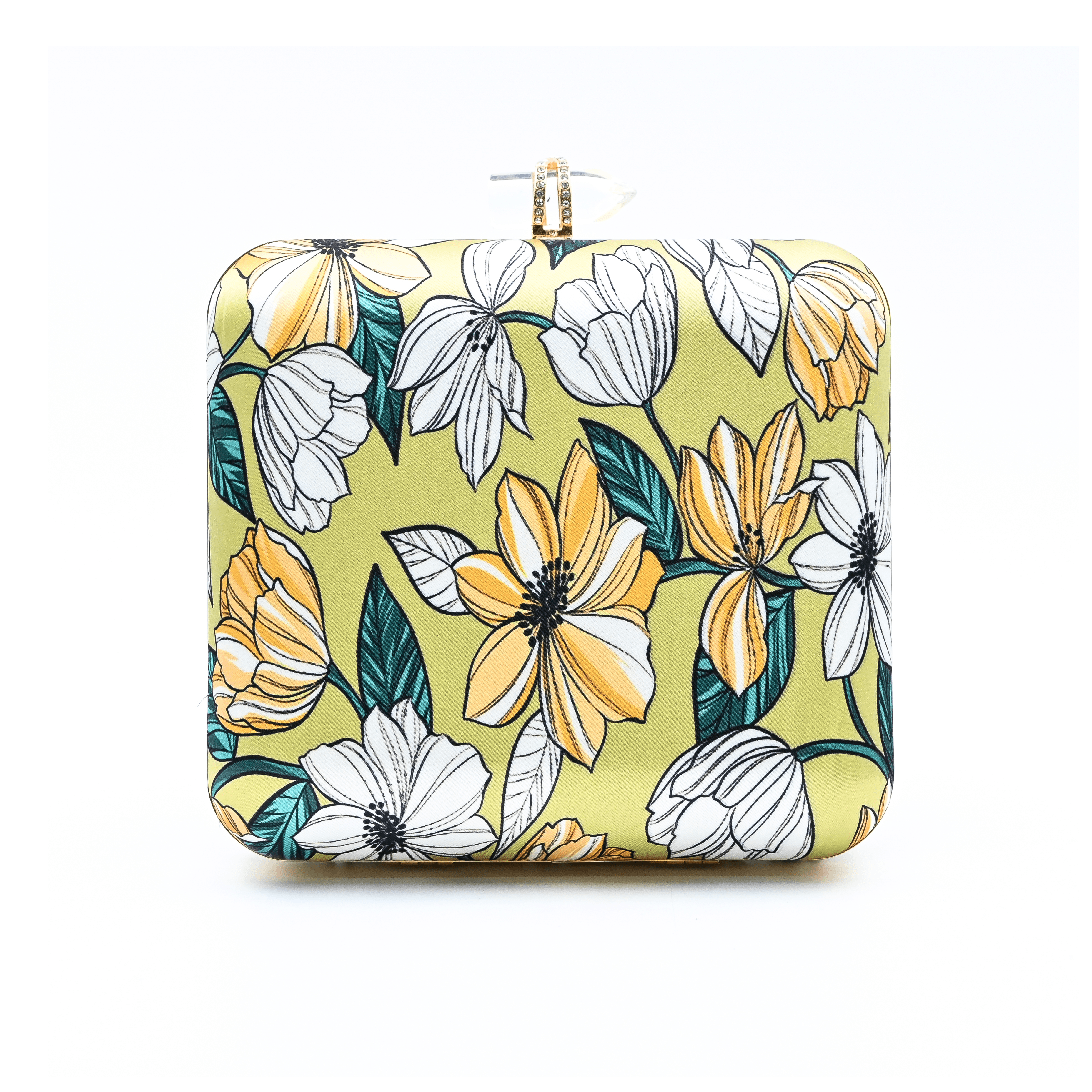 Sugarcrush Floral embroidered Printed Clutch - SUGARCRUSH