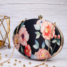 Sugarcrush Floral oval Printed Clutch - SUGARCRUSH