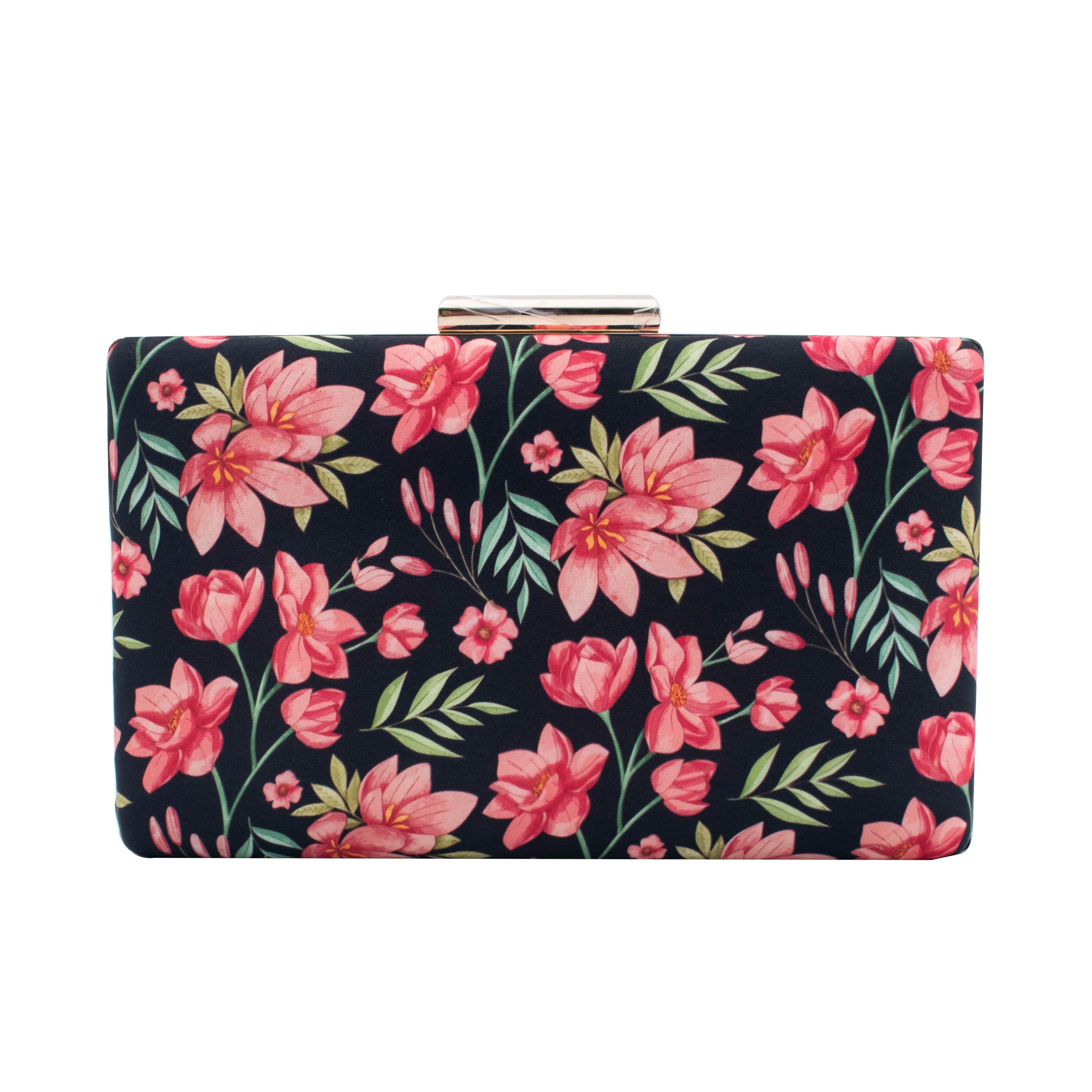 Sugarcrush Floral Thin Frame Clutch - SUGARCRUSH