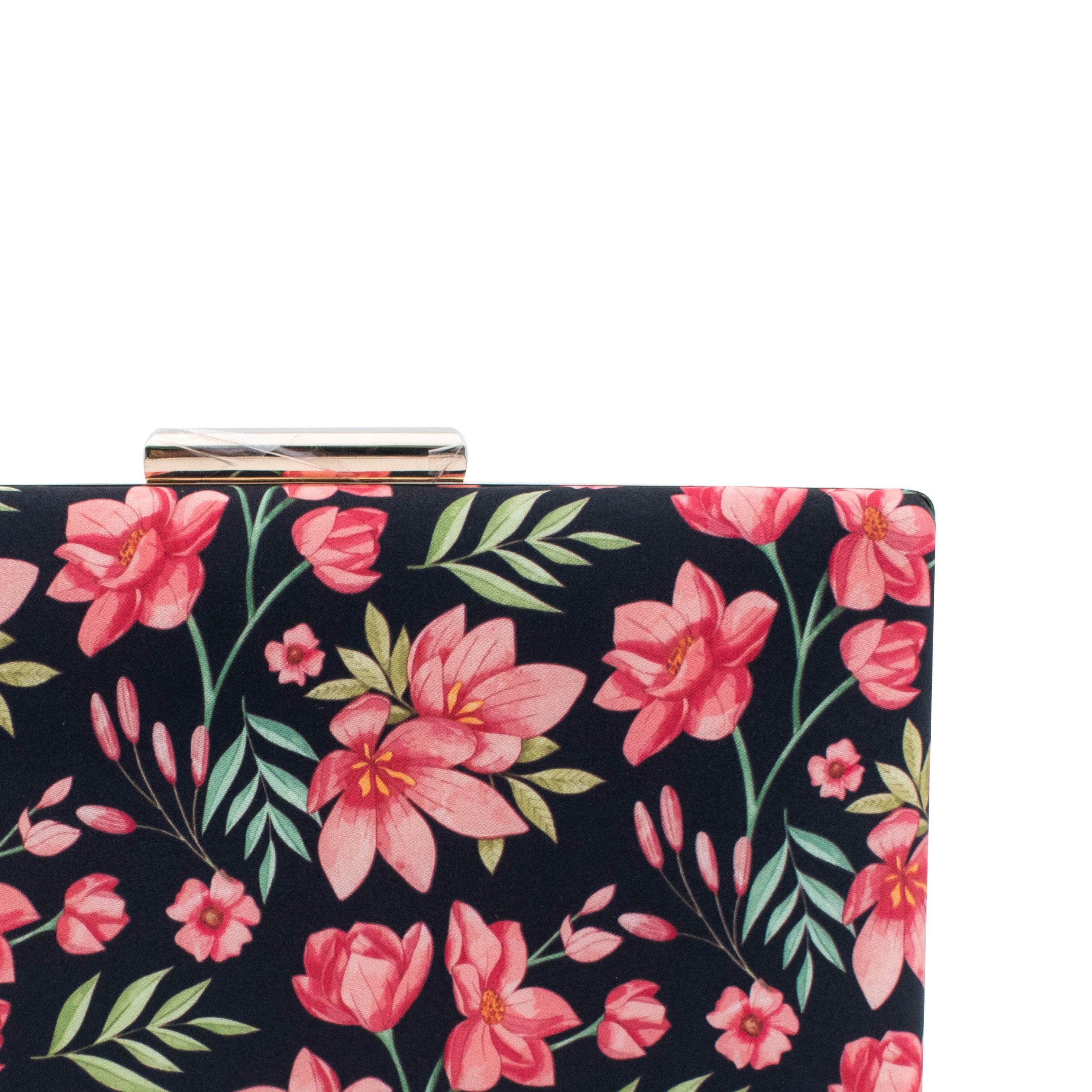 Sugarcrush Floral Thin Frame Clutch - SUGARCRUSH