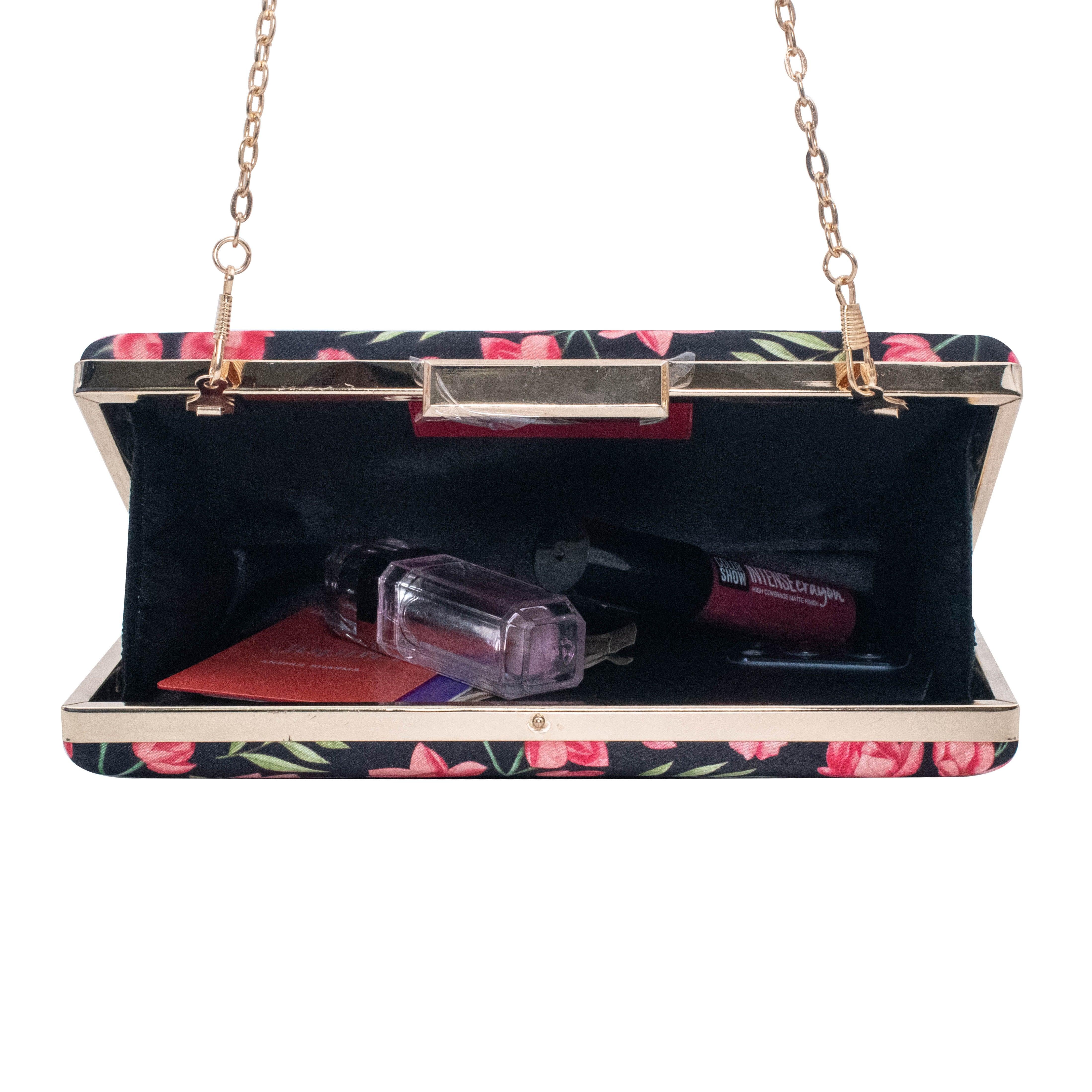 Sugarcrush Floral Thin Frame Clutch SUGARCRUSH