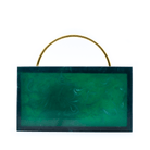 Sugarcrush green luxury embellished clutch with handle - SUGARCRUSH