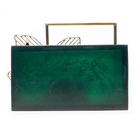 Sugarcrush green luxury embellished clutch with handle - SUGARCRUSH