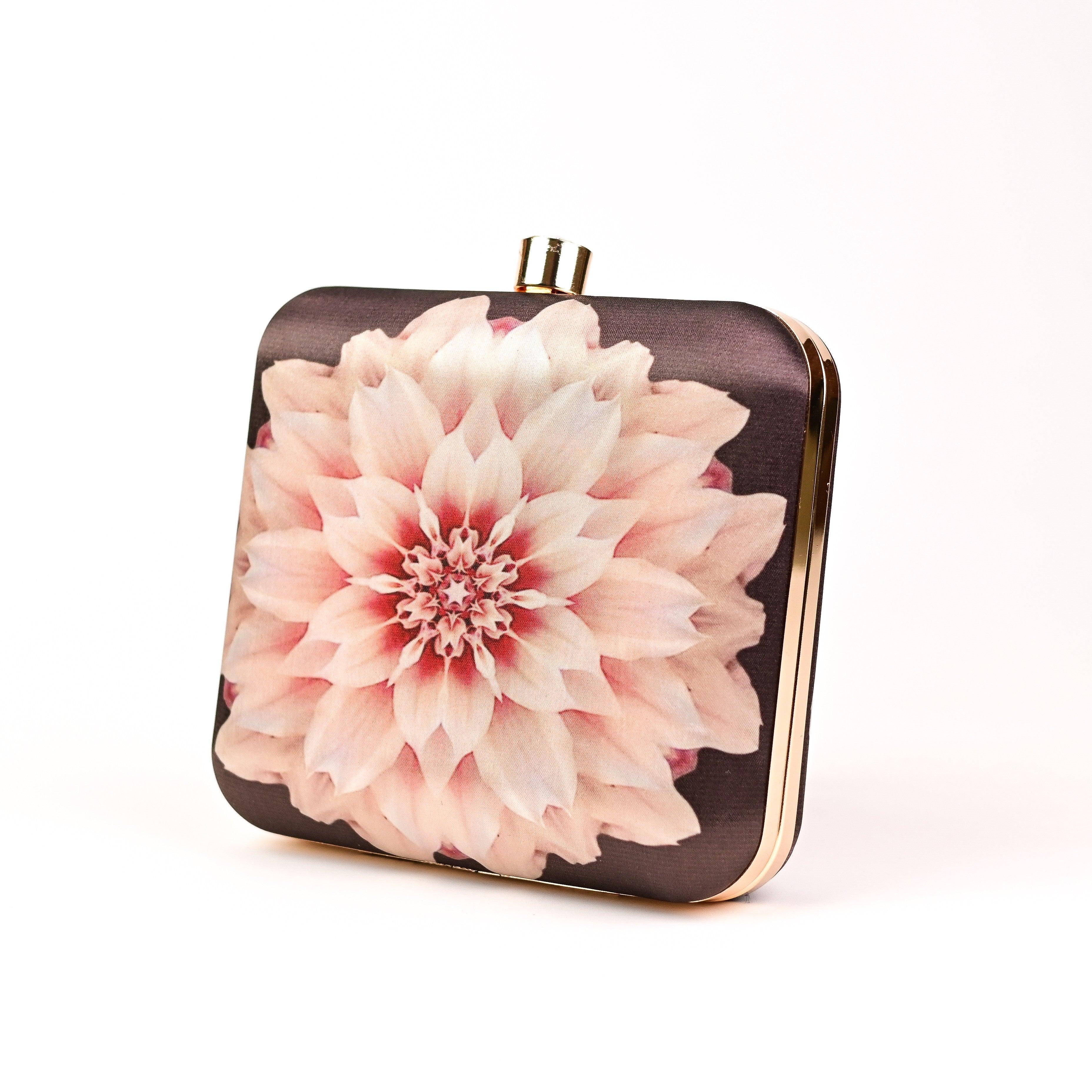 Sugarcrush Lotus Printed Clutch - SUGARCRUSH