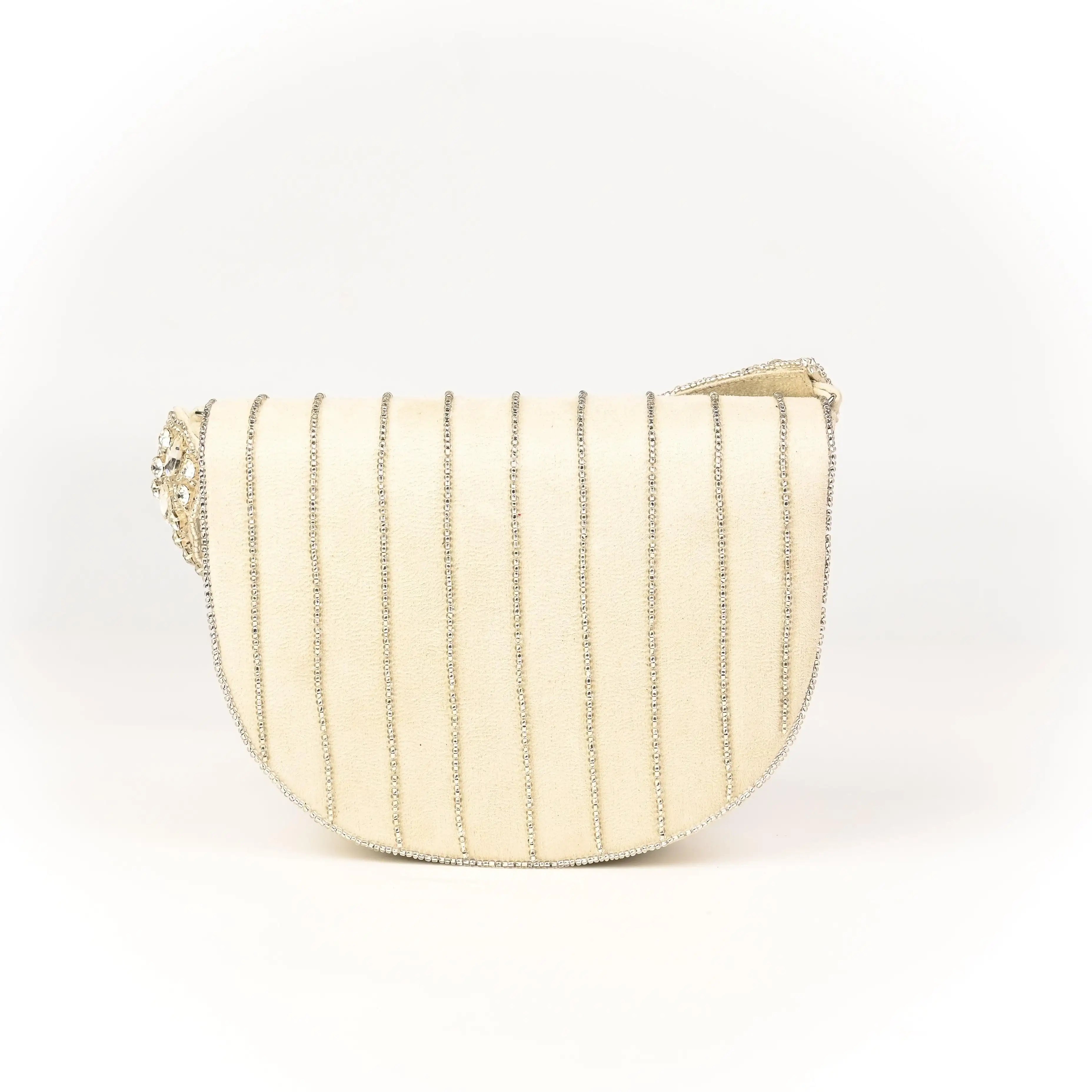 Sugarcrush Oval bridal Crystal Luxury Bag - SUGARCRUSH