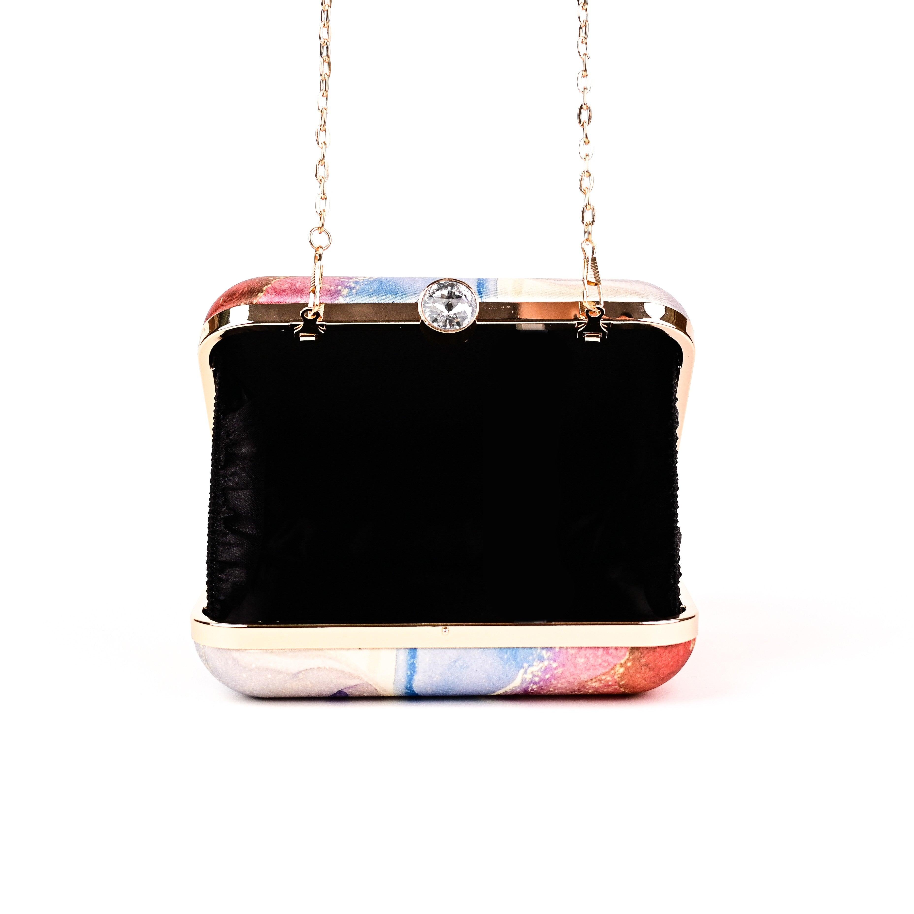 Sugarcrush Resin Print Printed Clutch - SUGARCRUSH