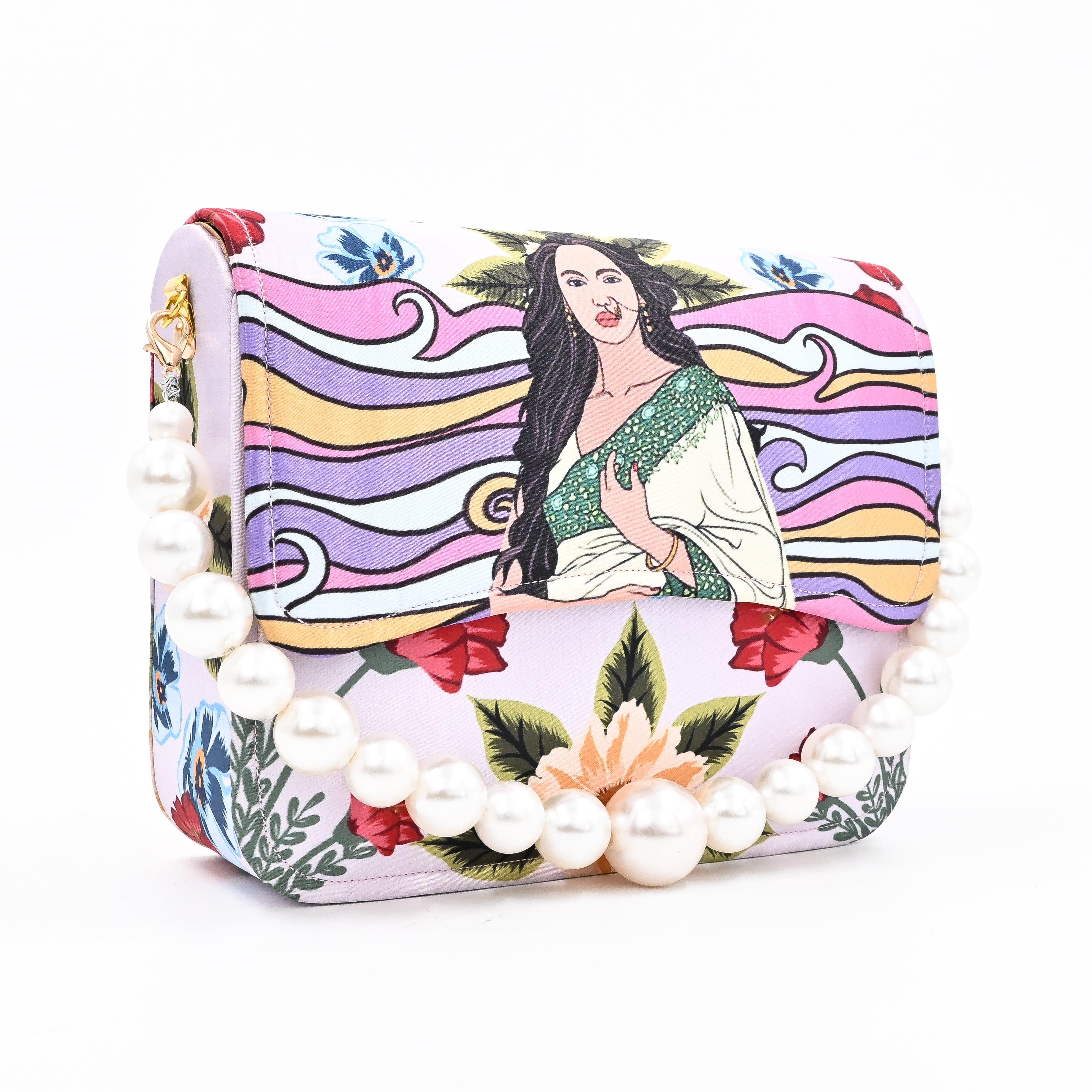 Sugarcrush Saree Beauty Flap Bag - SUGARCRUSH